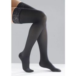 Thuasne Venoflex Kokoon Absolu Classe 3 Bas de Contention Femme Noir - Normal - Taille 2