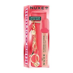 Nuxe Very Rose Sérum Lèvres Repulpant 8 ml avec Étui & Charms Kiss Crush - Soin repulpant hydratant 24h au piment et menthol