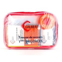 Gilbert Trousse de Secours Extérieure Premières Urgences - Soigne et Panser les Petites Plaies