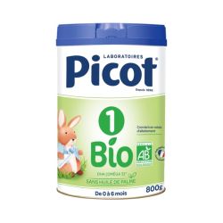Picot Bio 1 Lait en Poudre 0-6 mois - 800g