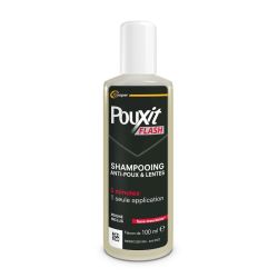 Pouxit Flash Shampoing Anti-Poux et Lentes - 2x100ml - Traitement efficace en 5 minutes