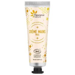 Fleurance Nature Crème Mains Bio - Parfum : Miel - Mains Douces et Hydratées - 30ml