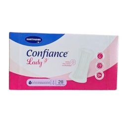 Hartmann Confiance Lady Protège Slips - 28 unités - Absorption 1 goutte - Discrétion et protection