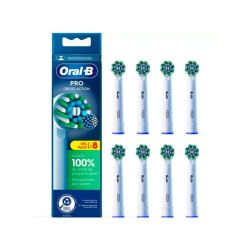 Oral-B Pro Cross Action X-filament - Brossettes de Rechange - 8 Brossettes