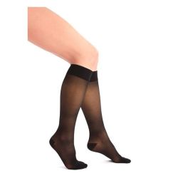 Thuasne Venoflex Incognito Absolu - Chaussettes de Contention - Taille 1 - Long - Moka