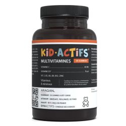 Aragan Synactifs KIDActifs Vitamines & Minéraux 30 Gommes – Croissance et immunité
