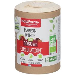 Nat&Form Marron d’Inde Bio - 90 gélules - Circulation, légèreté et confort des jambes
