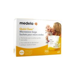 Medela Quick Clean Sachets de Stérilisation Micro-Ondes - Boîte de 5