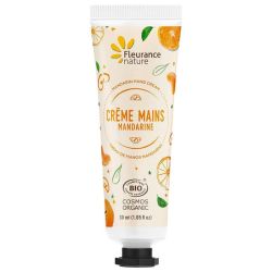 Fleurance Nature Crème Mains Bio - Parfum : Mandarine - Mains Douces et Hydratées - 30ml