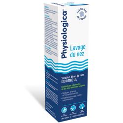 Gifrer Physiologica Spray Nasal Aloe Vera & Acide Hyaluronique - 120ml - Nettoie, hydrate et apaise
