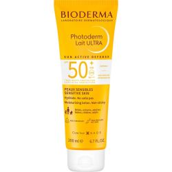 Bioderma Photoderm Lait ULTRA SPF50+ Non Parfumé 200ml – Très haute protection famille
