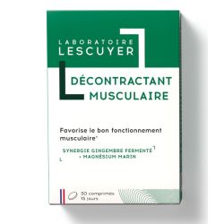 Laboratoires Lescuyer Décontractant Musculaire Crampes, Tensions & Inconforts - 30 Comprimés