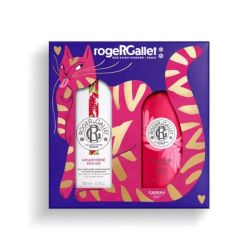 Roger&Gallet Coffret Noël Eau Parfumée et Lait Corps Gingembre Rouge - Rituel énergisant et épicé