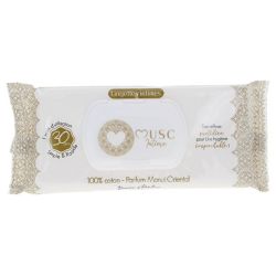 Musc Intime Lingettes Intimes - 30 lingettes - Parfum : Monoï Oriental - Fraîcheur intime délicate