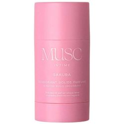 Musc Intime Sakura Déodorant Solide Parfumé 50g – Fraîcheur et protection