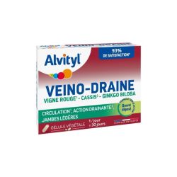 Alvityl Veino-Draine 30 Gélules