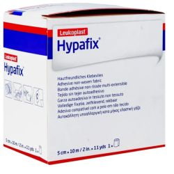 BSN Médical Hypafix Bande Adhésive - 10 m x 5 cm - 1 unité - Maintien fiable sur peaux sensibles