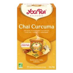 Yogi Tea Infusion Chaï Curcuma Bio - 17 Sachets