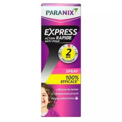 Paranix Express Spray Anti-poux - À partir de 2 ans - 95ml + Peigne Métal Inclus