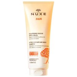 Nuxe Sun Shampoing Douche Après-Soleil - 200 ml - Fraîcheur corps et cheveux après exposition