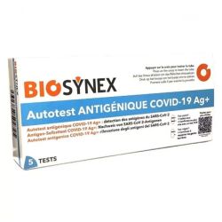 Biosynex Autotest Antigénique Covid19 AG+ Boîte de 5 tests