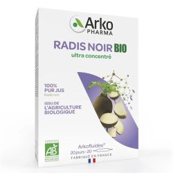 Arkopharma Arkofluides Radis Noir Bio - 20 ampoules -  Solution buvable d’origine végétale