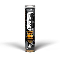 UPSA Hydrafrizz Hydra+Sport - 16 Comprimés Effervescents - Goût Orange - Performance et récupération