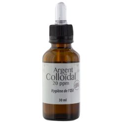 Dr Theiss Argent Colloidal 20 ppm - 30ml - Nettoie, apaise et hydrate les yeux irrités