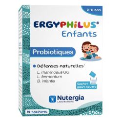 Nutergia Ergyphilus Enfants Probiotiques Défenses Naturelles - 14 Sachets