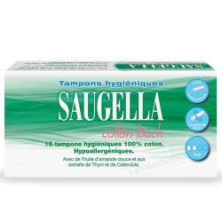 Saugella Cotton Touch Tampon Hygiénique Mini 16 unités