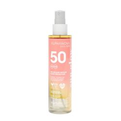 Alphanova Daily Sun Eau Solaire Biphasé Haute Protection Invisible SPF50 Visage, Corps & Cheveux - 125ml