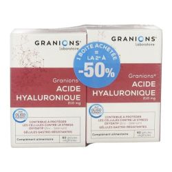 Granions Acide Hyaluronique - Lot de 2 x 60 Gélules Végétales