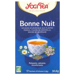 Yogi Tea Infusion Bonne Nuit Bio - 17 Sachets - Infusion apaisante pour le sommeil