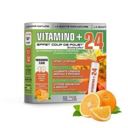 Eric Favre Vitamino + 24 Effet Coup De Fouet - Lot de 3 x 10 Unicadoses de 10ml