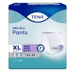 Tena Proskin Pants Sous-Vêtement Absorbant Maxi - Taille XL - 10 Slips