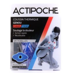 Actipoche Coussin Thermique Genou Microbilles 20 x 30cm