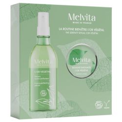 Melvita L'Or Végétal Coffret Sérum Corps Hydra-Perfecteur Bio 100ml + Bougie Parfumée Offerte