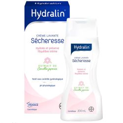 Hydralin Sécheresse Crème Lavante 200 ml - Hydrate et préserve l'équilibre intime