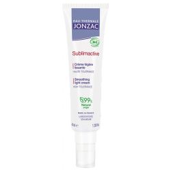 Jonzac Sublimactive Crème Légère Lissante Bio - Soin Anti-Âge - Raffermit et Lisse la Peau - 40 ml