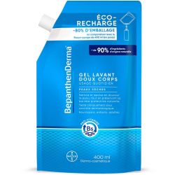 BepanthenDerma® Gel Lavant Doux Corps Éco-Recharge 400ml