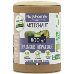 Nat&Form Artichaut Bio - 90 gélules - Soutien digestif et fonction hépatique naturelle