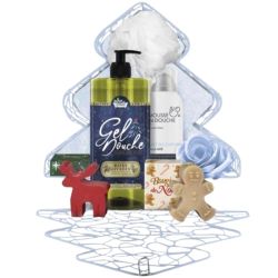 Les Petits Bains de Provence Coffret Cage Sapin Bleu - Soin, douceur et ambiance festive