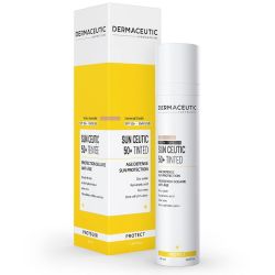 Dermaceutic Sun Ceutic Teintee Spf50+ Age Defense 50 ml - Certifié 50+ UVA/UVB Vegan