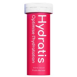 Hydratis Pastilles de Réhydratation - 10 pastilles effervescentes - Saveur Fruits des Bois - Réhydrate et stimule