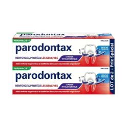 Parodontax Dentifrice Renforce et Protège les Gencives Acide Hyaluronique - 2 x 75ml