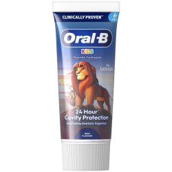 Oral-B Kids Dentifrice Protection Caries 24H 6 ans et + Le Roi Lion – Dents de lait et Protection