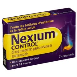 Nexium Control 7 comprimés - Ésoméprazole 20 mg