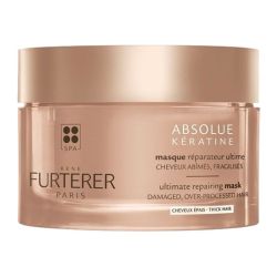 René Furterer Absolue Kératine Cure Renaissance Masque Réparateur Ultime - Cheveux ÉpaisAbîmés Fragilisés - 200 ml