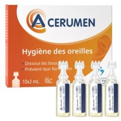 Laboratoires Gilbert A-Cerumen Unidoses d'Hygiène Auriculaire - 10 Unidoses de 2ml