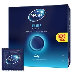 Manix Pure Easy Fit Préservatifs Protection et Confort - 44 préservatifs - Confort optimal
